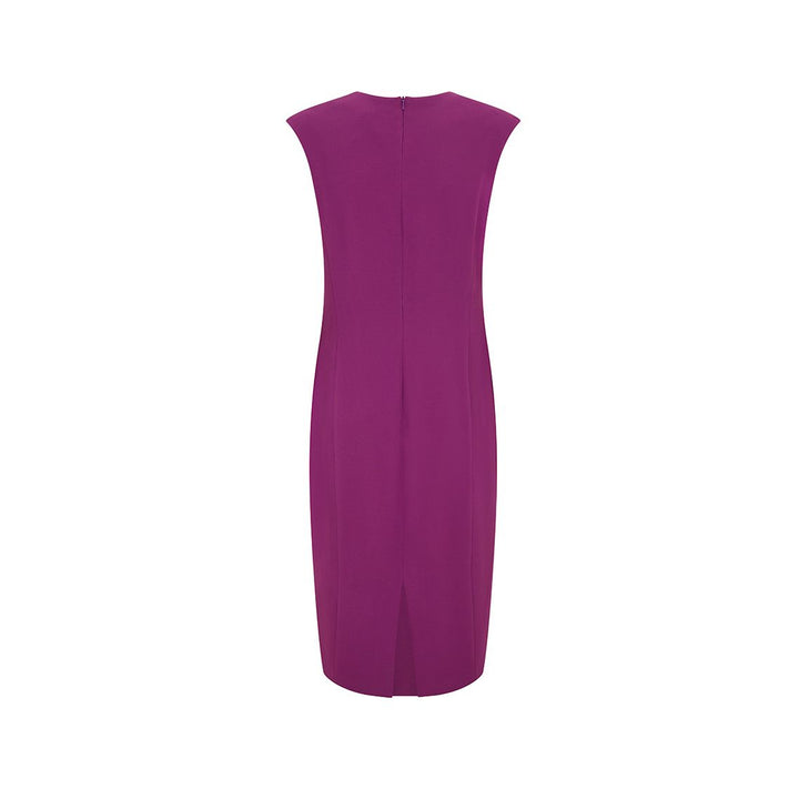 Purple Ortles Tailored Cady Dress