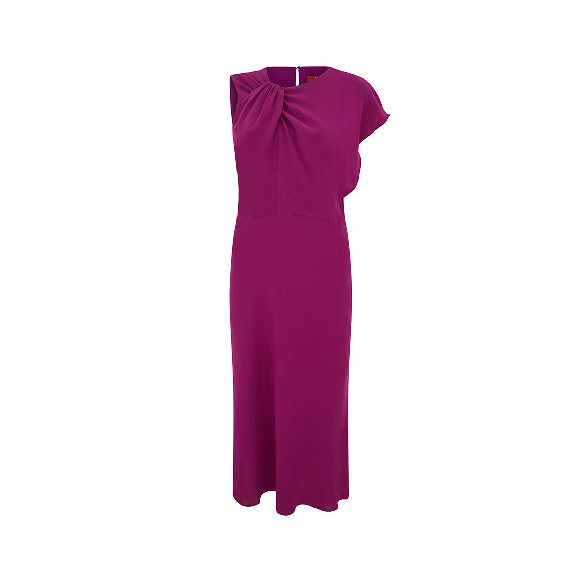 Ede & Ravenscroft | Max Mara Studio Purple Oscuro Tailored Cady Dress ...