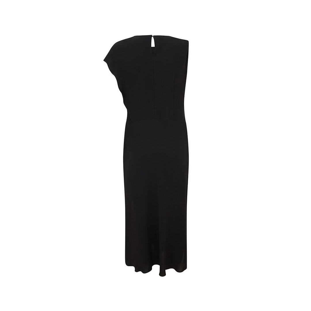 Black Oscuro Tailored Cady Dress
