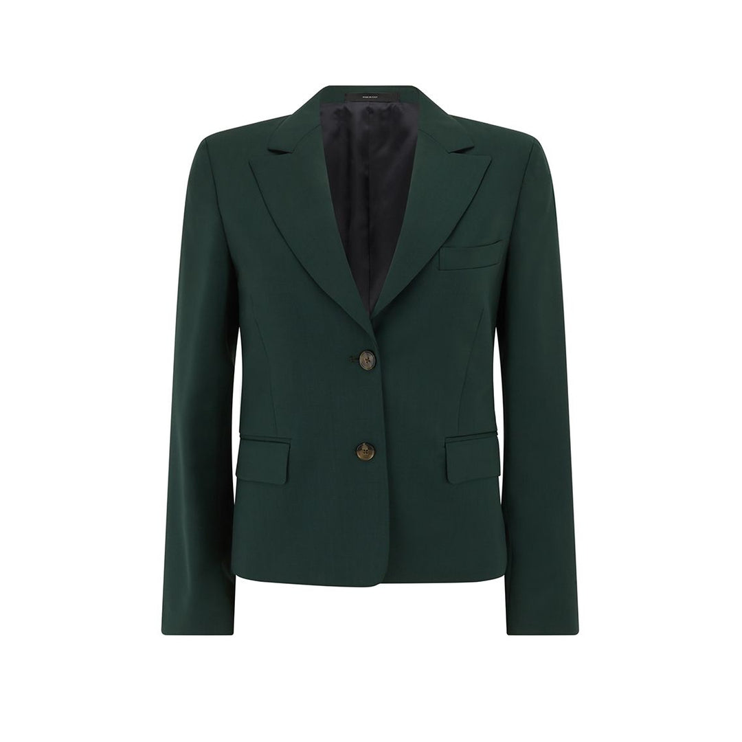 Ede Ravenscroft PS Paul Smith Two Button Wool Jacket Emerald