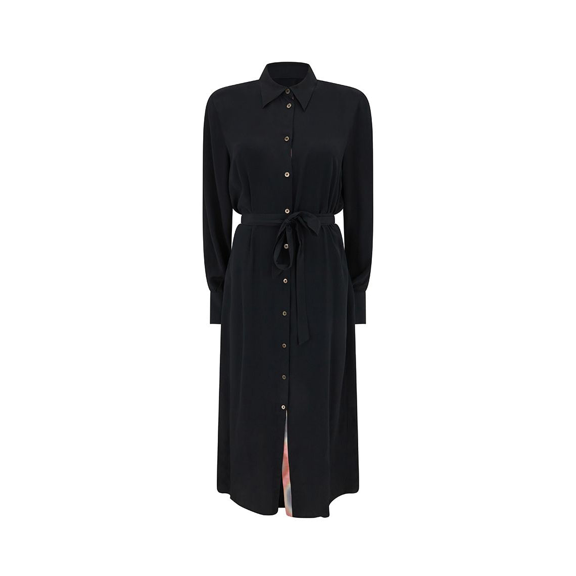 Ede & Ravenscroft | Paul Smith Silk Blend Shirt Dress | Black