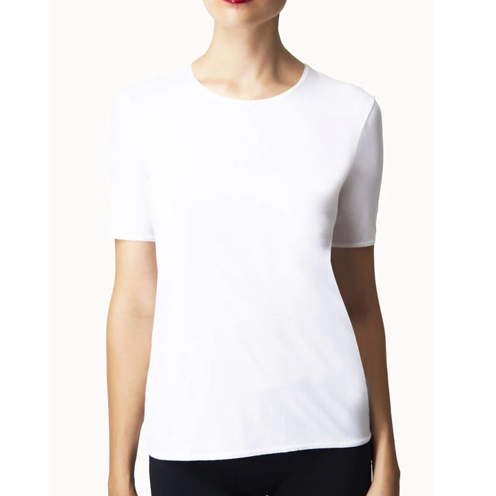 Pure Crew Neck Top White