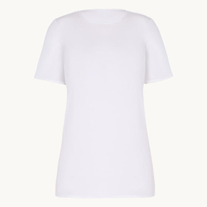 Pure Crew Neck Top White