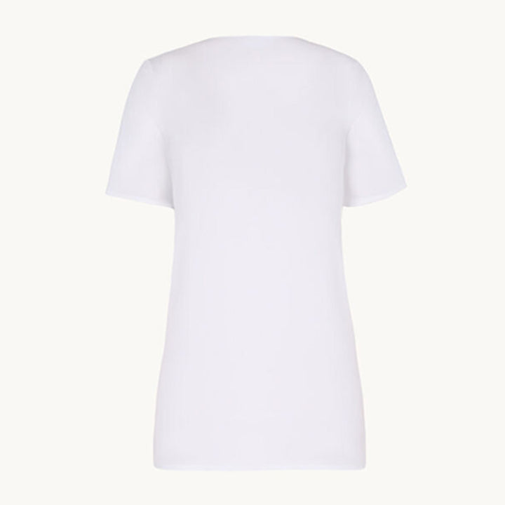 Pure Crew Neck Top White