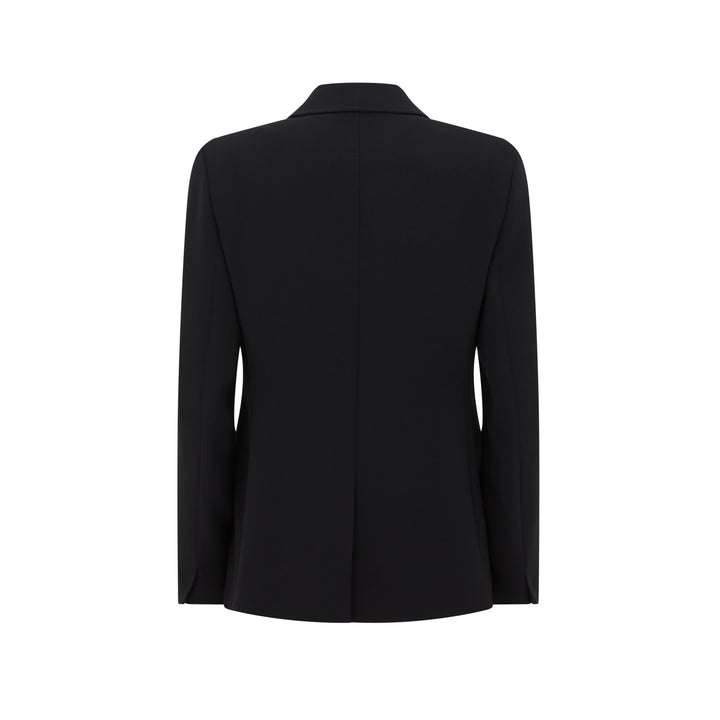 Black Refolo Tailored Cady Jacket