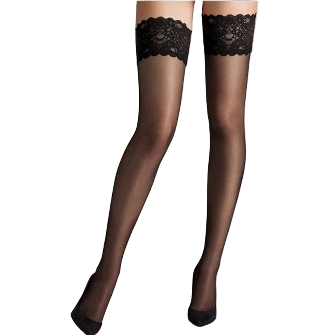 Ede & Ravenscroft | Wolford Satin Touch 20 Stay Up | Black Ede & Ravenscroft | Wolford Satin Touch 20 Stay Up | Black