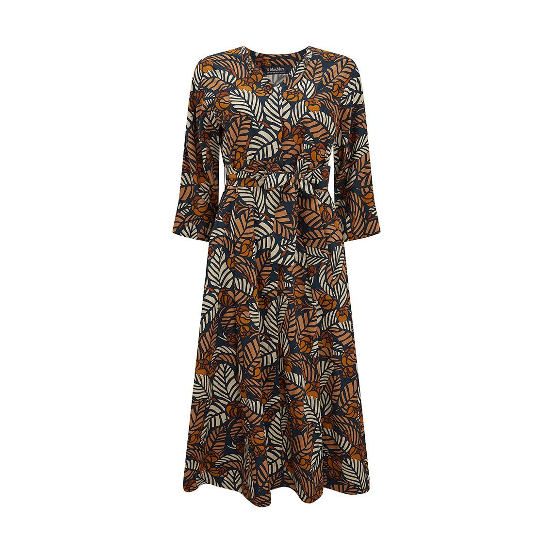 Max mara floral print dress clearance