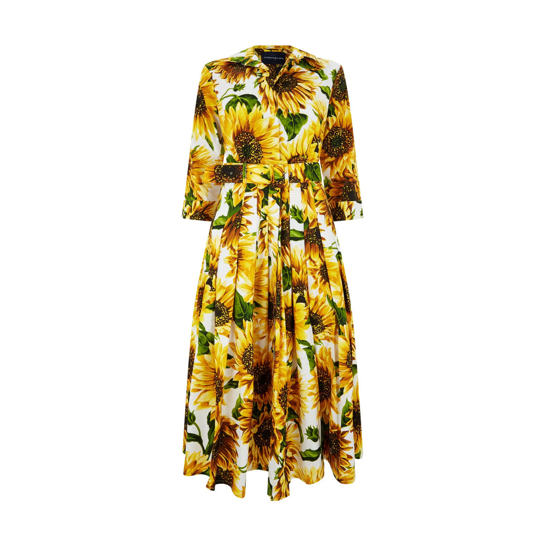 Ede & Ravenscroft | AUDREY MAY SUNFLOWER DRESS | Yellow Yellow / UK 8 Ede & Ravenscroft | AUDREY MAY SUNFLOWER DRESS | Yellow Yellow / UK 8