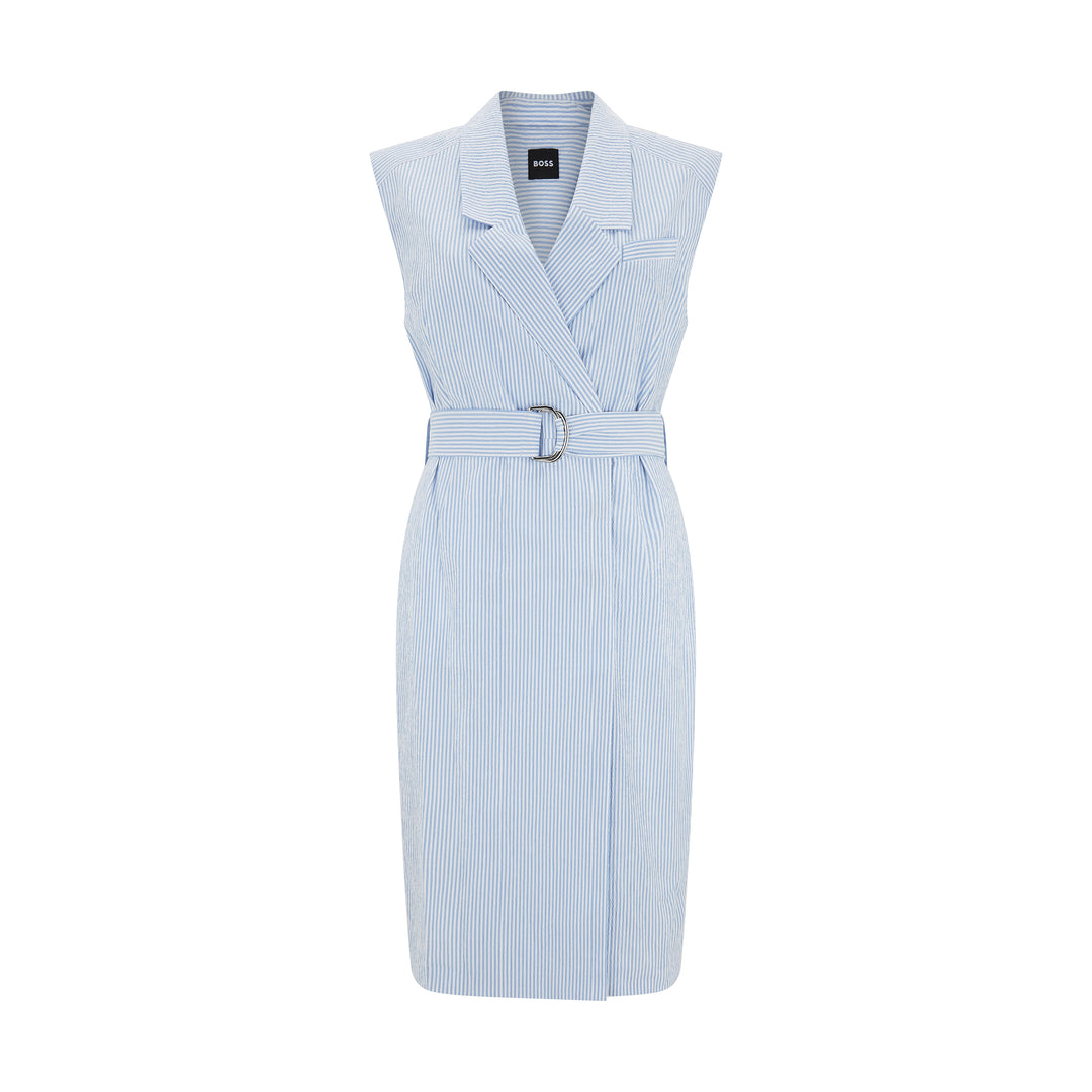 Drupe Seersucker Cotton Dress