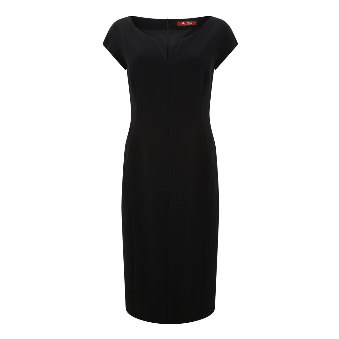 Visby Tailored Cady V-Neck Dress - Main Image