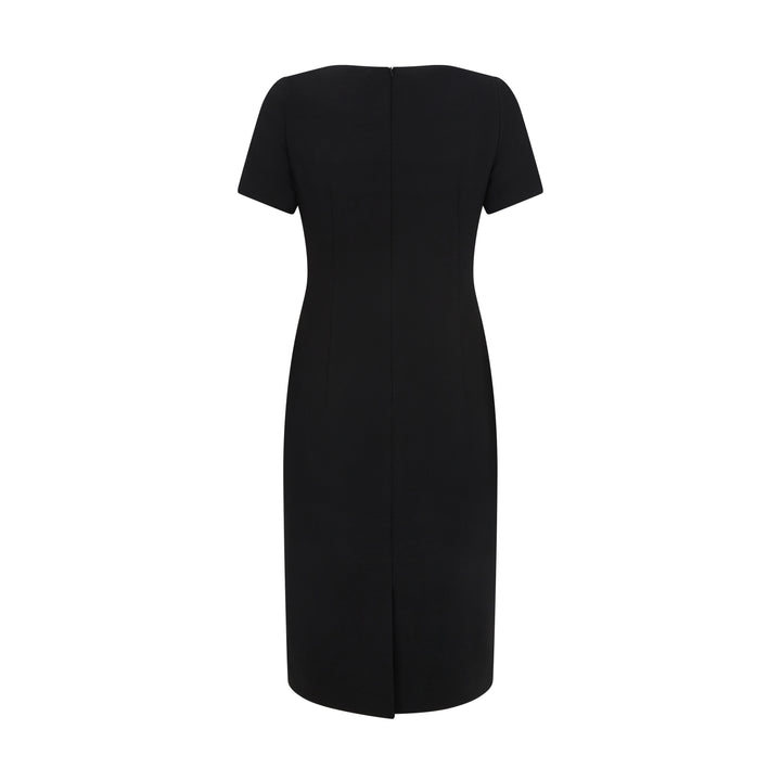 Lyndell Tailored Wool Crepe Dress