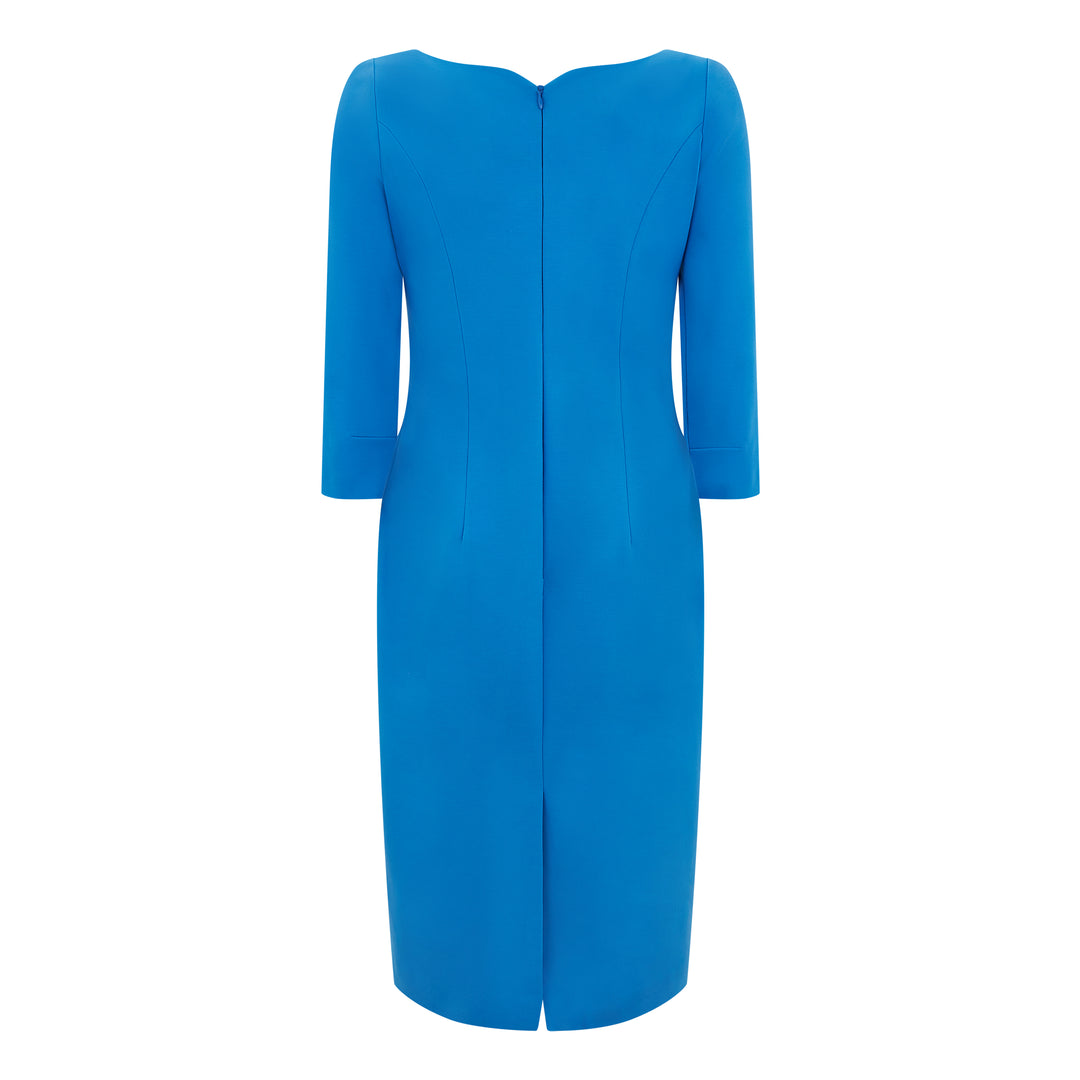 jersey pencil dress Casting Ruched Jersey Panel Pencil Dress, Blue