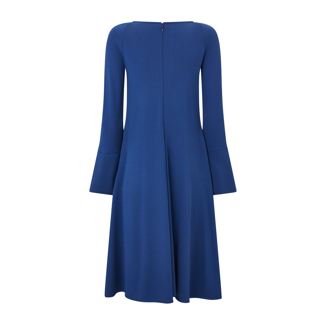 armani jersey dress blue Giorgio Armani Women's Tab-Front Jersey Sheath Dress - Navy