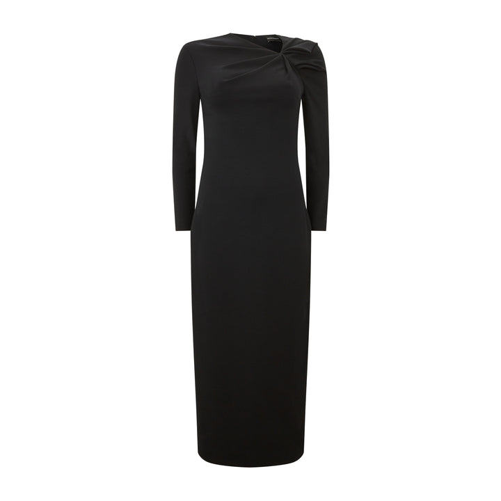 Tailored Jersey V-Neck Dress