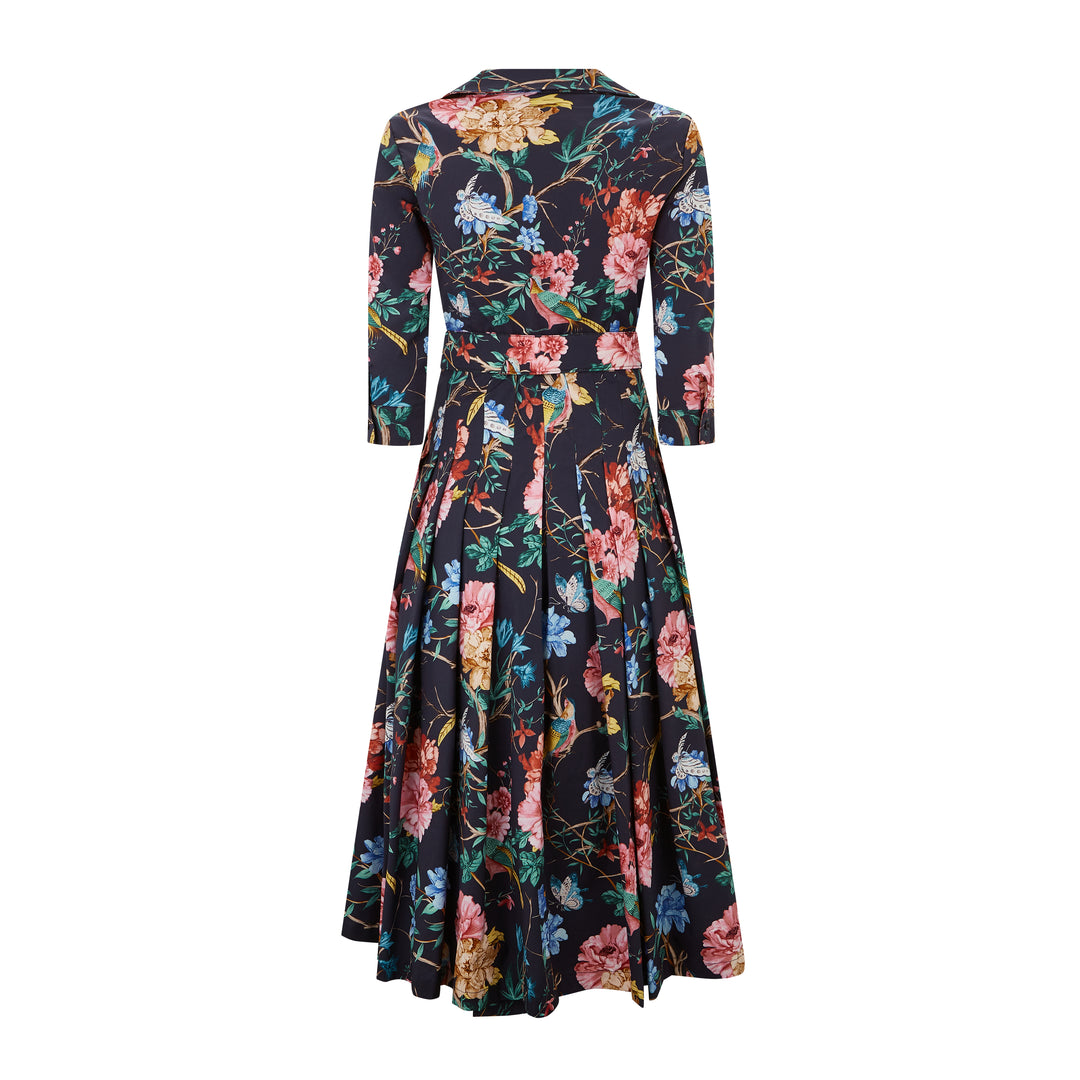 Audrey 4 Heart Manor Dress Navy