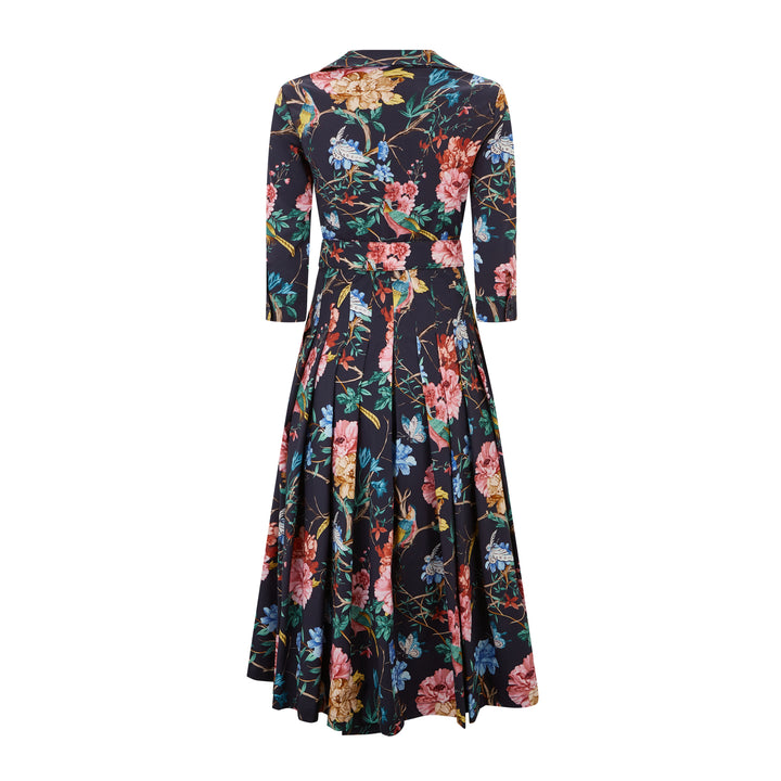 Audrey 4 Heart Manor Dress Navy