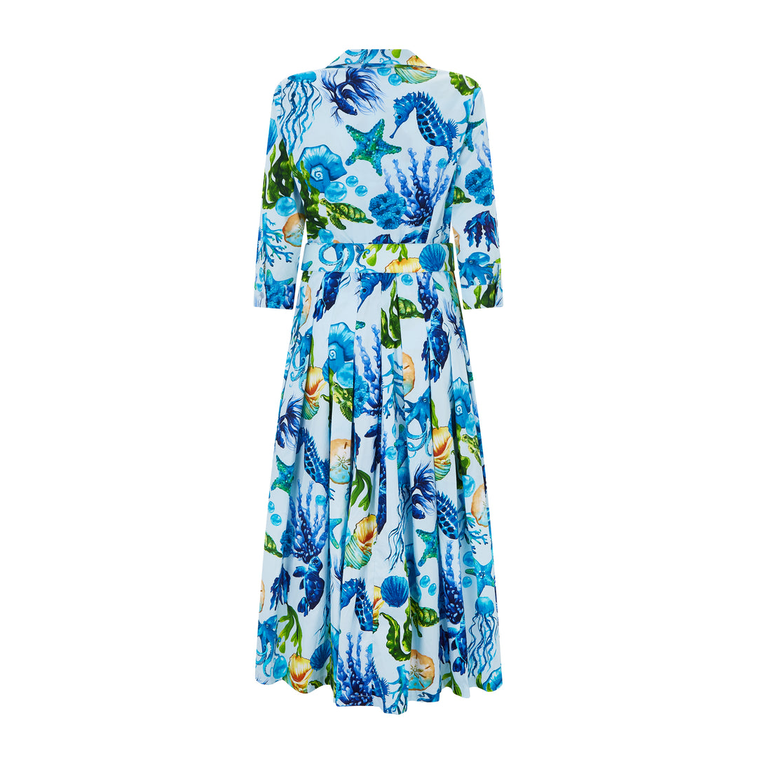 Audrey 4 Under the Sea Cotton Dress
