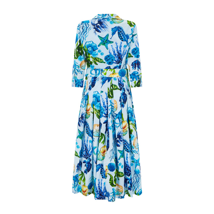 Audrey 4 Under the Sea Cotton Dress