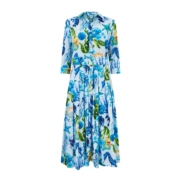 Audrey 4 Under the Sea Cotton Dress