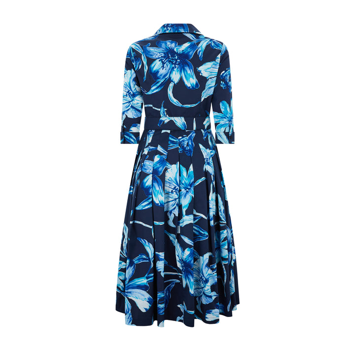 Audrey 4 Protofino Lillies Cotton Dress