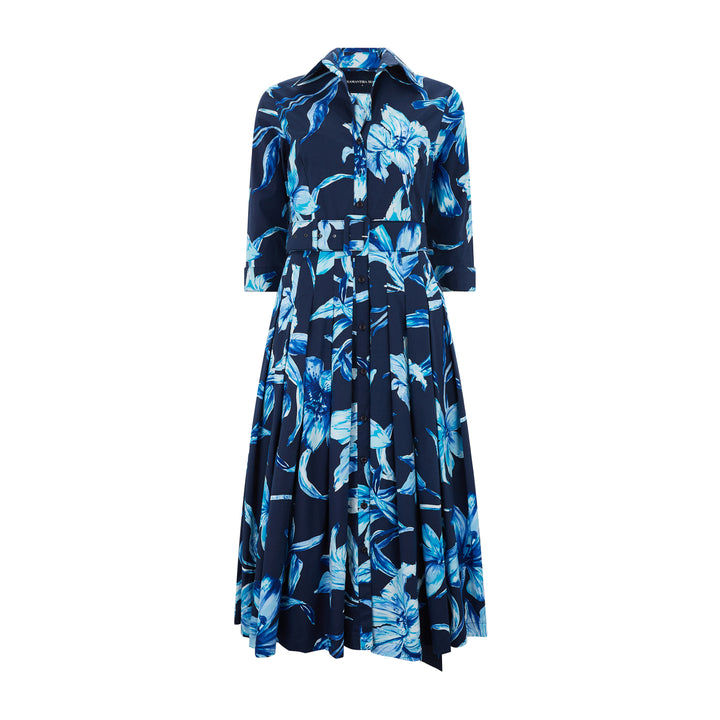 Audrey 4 Protofino Lillies Cotton Dress