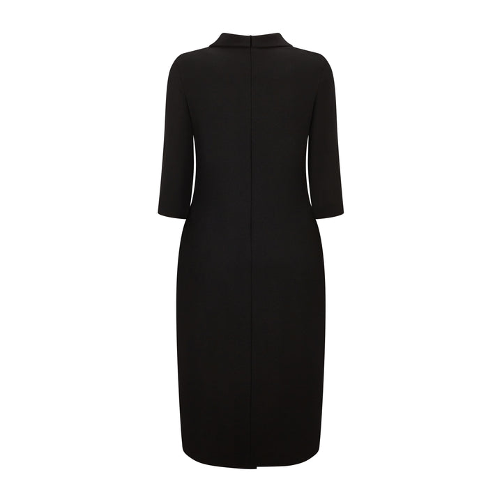 Paula Tailored Wool Crepe Suit Dress