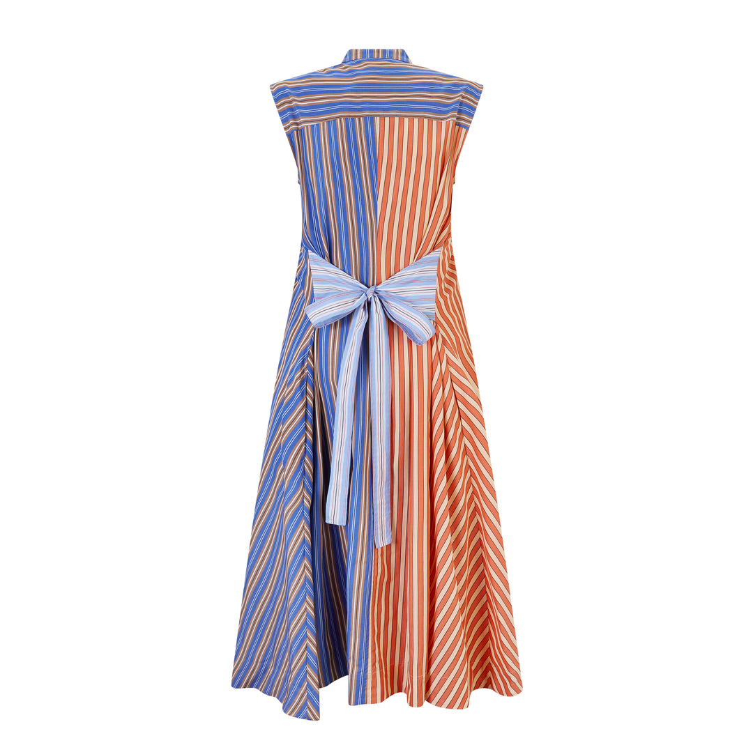 Stripe Cotton Shirt Dress