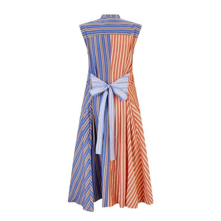 Stripe Cotton Shirt Dress
