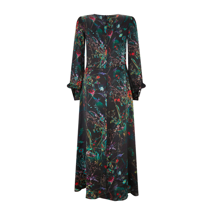 Phene Meadow Dark Silk Dress