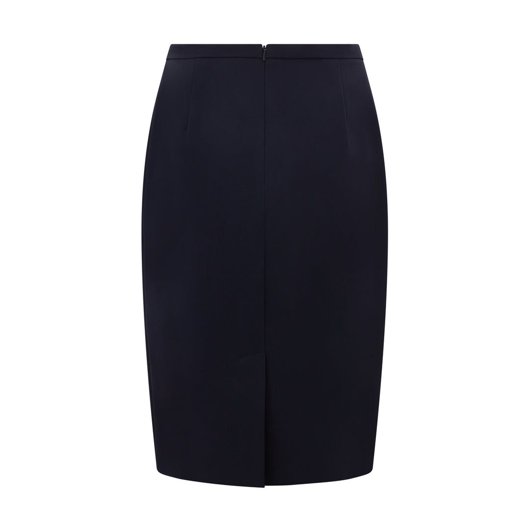 Rima Tailored Blue Skirt