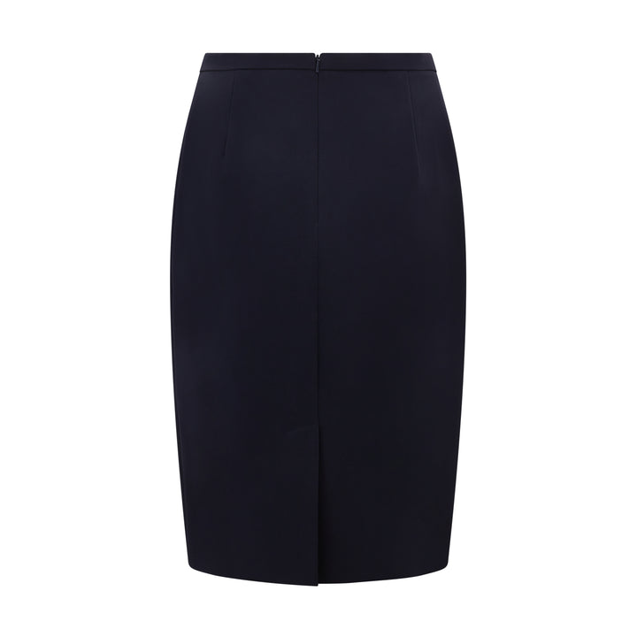 Rima Tailored Blue Skirt
