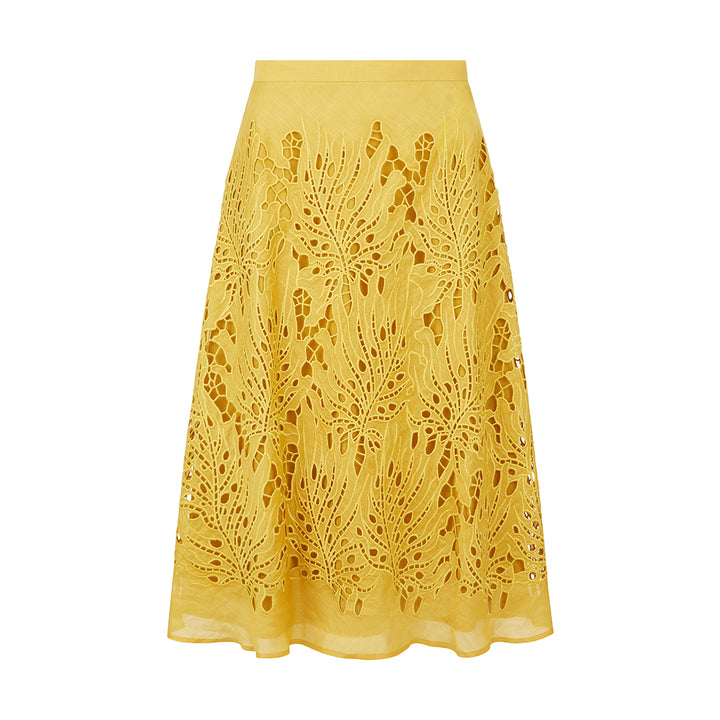 Felix Filigree Yellow Skirt