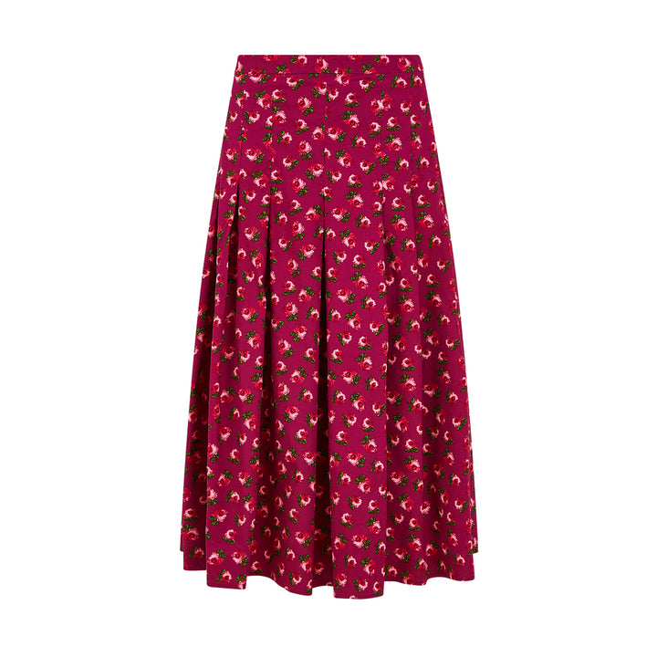Zeller Sweet Rose Pleated Skirt