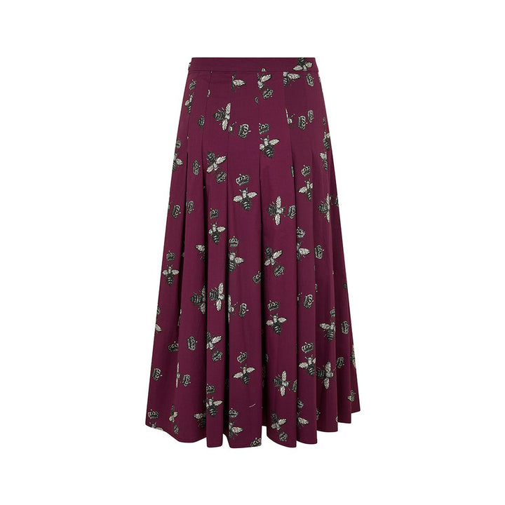 Zeller Bee And Crown Pleated Skirt