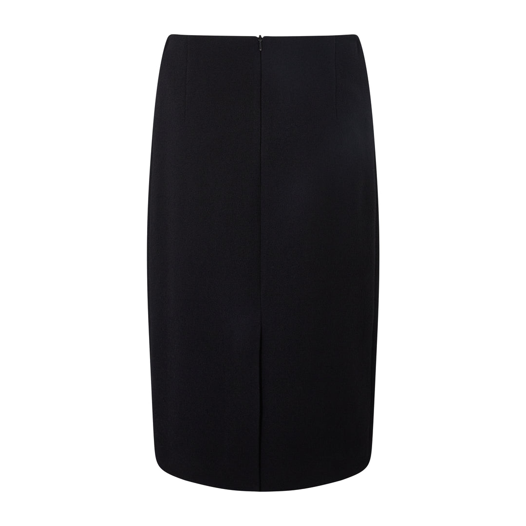 Hermione Tailored Wool Crepe Skirt
