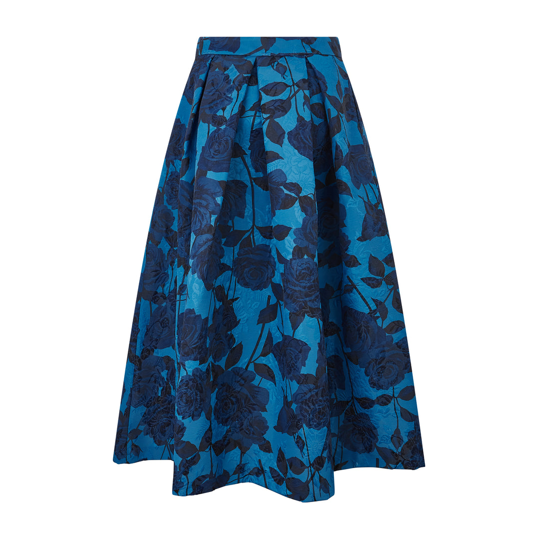 Luna Thorn Rose Jacquard Skirt
