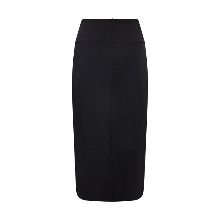 Fenice Tailored Wool Stretch Skirt