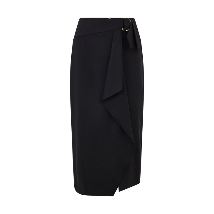 Fenice Tailored Wool Stretch Skirt