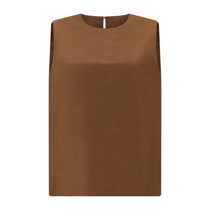 Bazar Silk Shantung Top