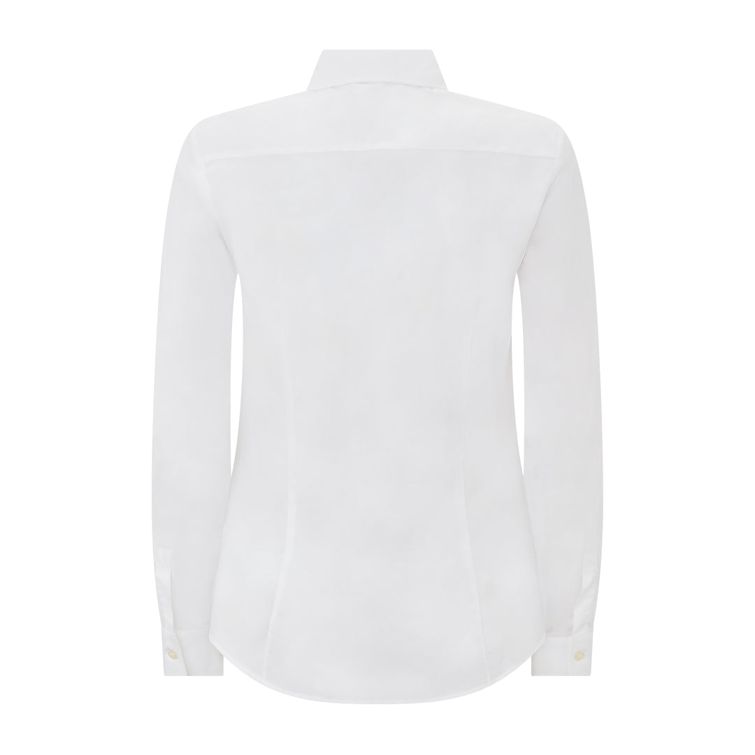 Anna Stretch Cotton Popline Shirt