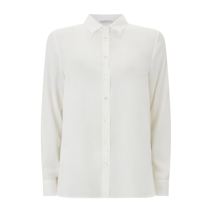 Amy Silk Blend Crepe de Chine Shirt