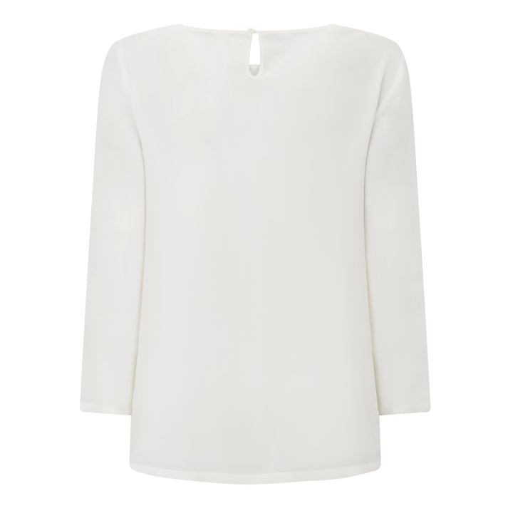 Zoe Silk Blend Crepe de Chine Shirt