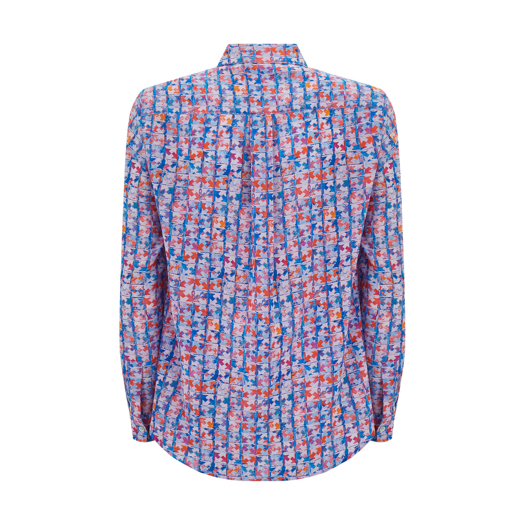 Concordia Arrow Check Silk Shirt