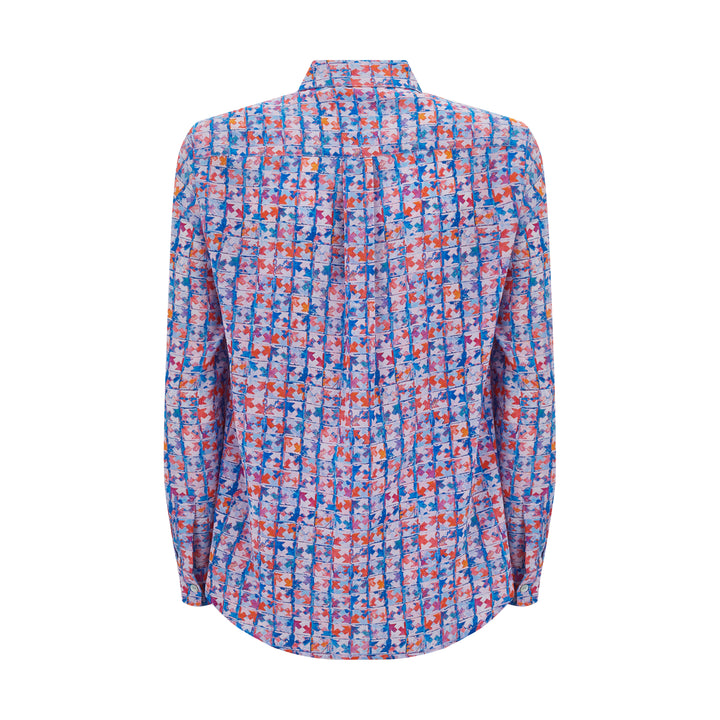 Concordia Arrow Check Silk Shirt