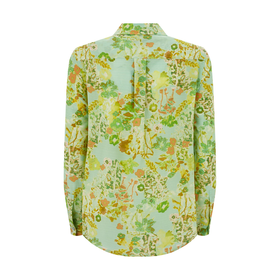 Concordia Blush Silk Shirt