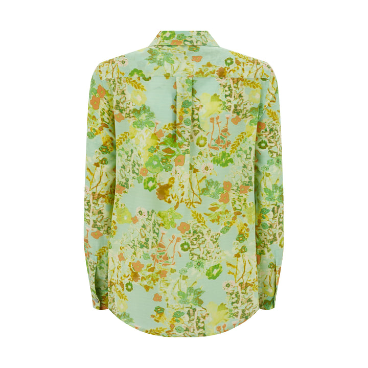 Concordia Blush Silk Shirt