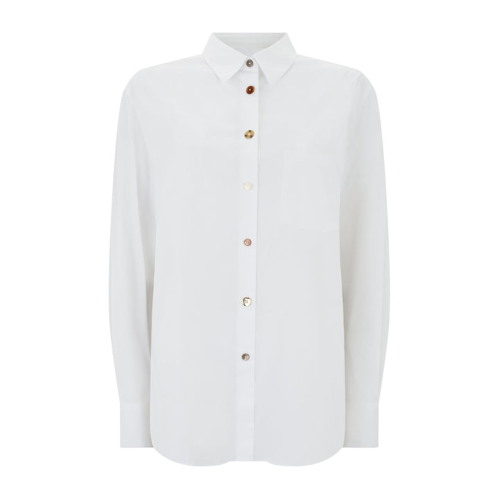Multi Button Cotton Shirt