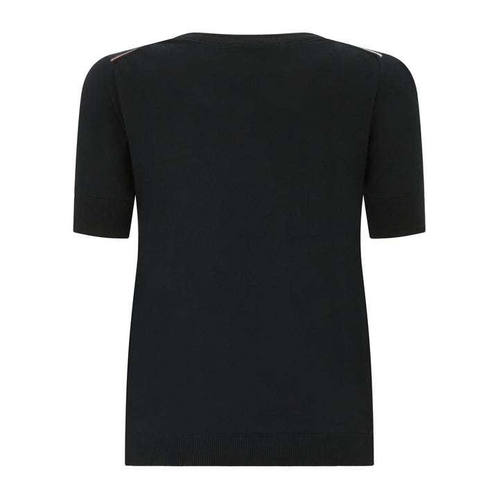 Knitted Short Sleeve Top