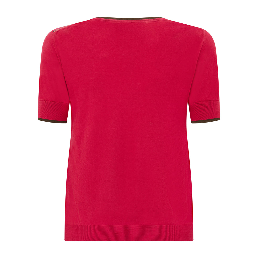 Knitted Short Sleeve Top