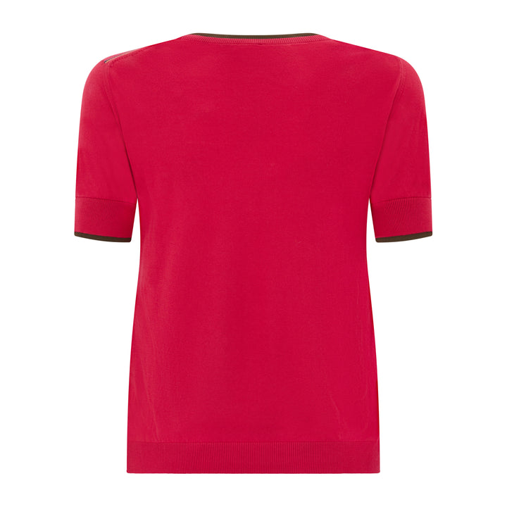 Knitted Short Sleeve Top